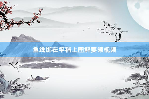 鱼线绑在竿稍上图解要领视频